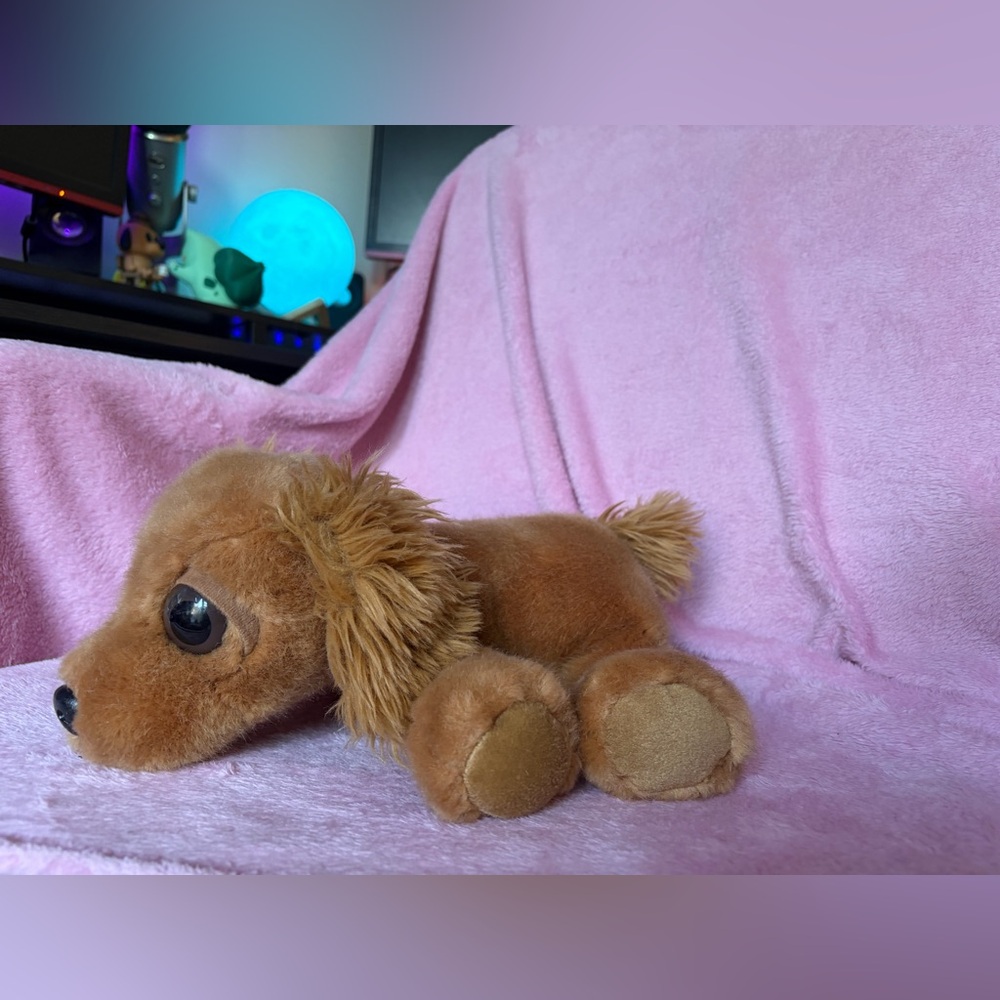 Russ big eyes Ravi plush dog